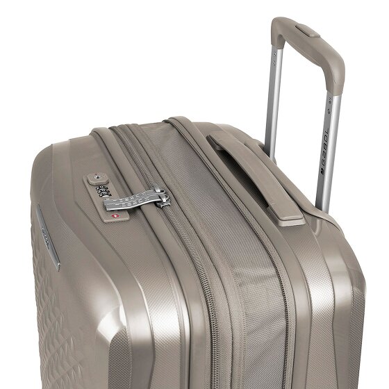 Gabol Queens 4 wielen Kofferset 2-delig met uitbreidingsplooi