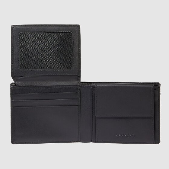 Piquadro Orion Portemonnee RFID-bescherming Leer 11 cm