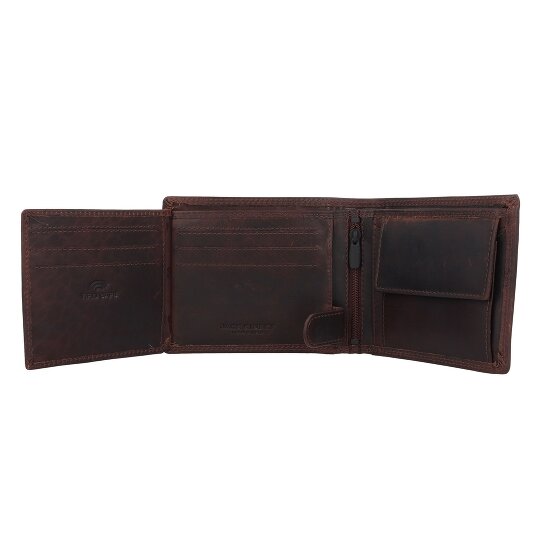 Jack Kinsky Monterey 101 Portemonnee RFID-bescherming Leer 13 cm