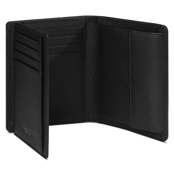 Police Portemonnee RFID leer 9.5 cm uitklapbaar