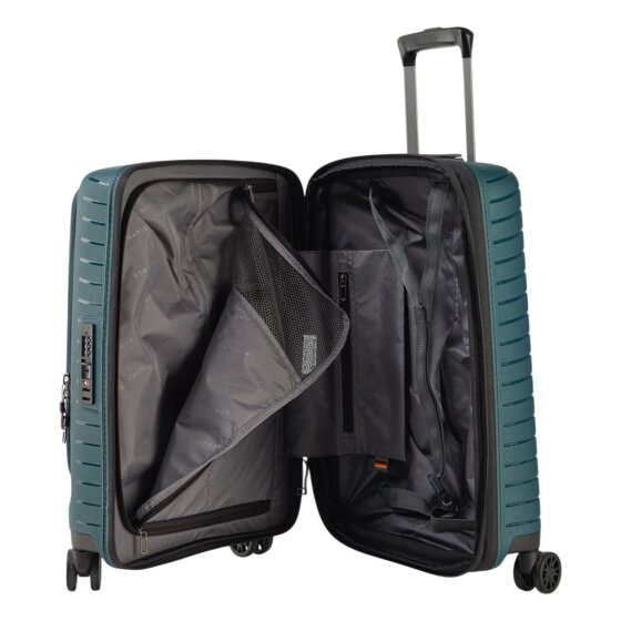 Stratic Novium 4 wielen Cabinewagen S 55 cm Laptop compartiment met uitbreidingsplooi