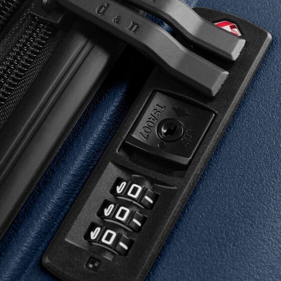 d&n Toronto 4 wielen Trolley M 65 cm met uitbreidingsplooi