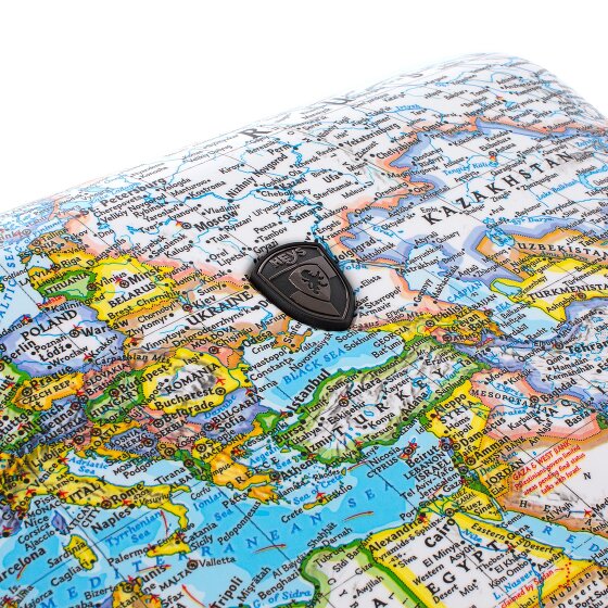 Heys Black Camo 4 wielen Kofferset 3-delig met uitbreidingsplooi