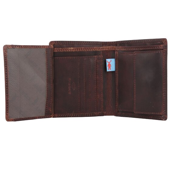 Jack Kinsky Monterey 102 Portemonnee RFID-bescherming Leer 9.5 cm