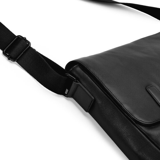 Farmhood Memphis Aktetas Messenger Leer 38 cm Laptop compartiment