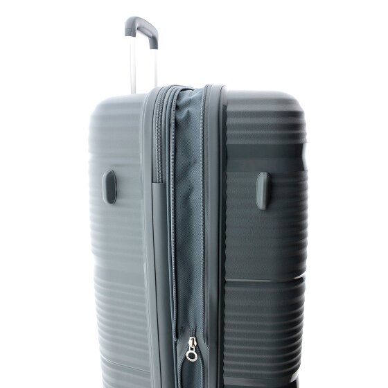 Gladiator 0800 4 wielen Trolley 76 cm met uitbreidingsplooi