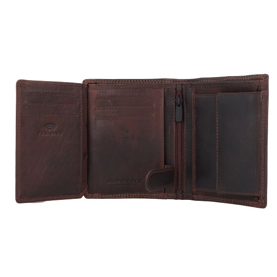 Jack Kinsky Monterey Portemonnee RFID-bescherming Leer 10.5 cm