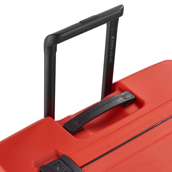 Delsey Paris x United Colors of Benetton Colour Block harde 4-wiel trolley 76 cm