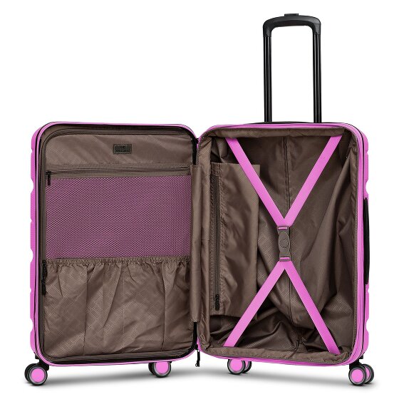 Franky Munich 4.0 4-wiel trolley M 66 cm met uitbreidingsplooi