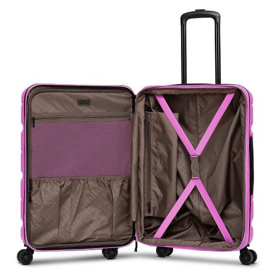 Franky Munich 4.0 4-wiel trolley M 66 cm met uitbreidingsplooi