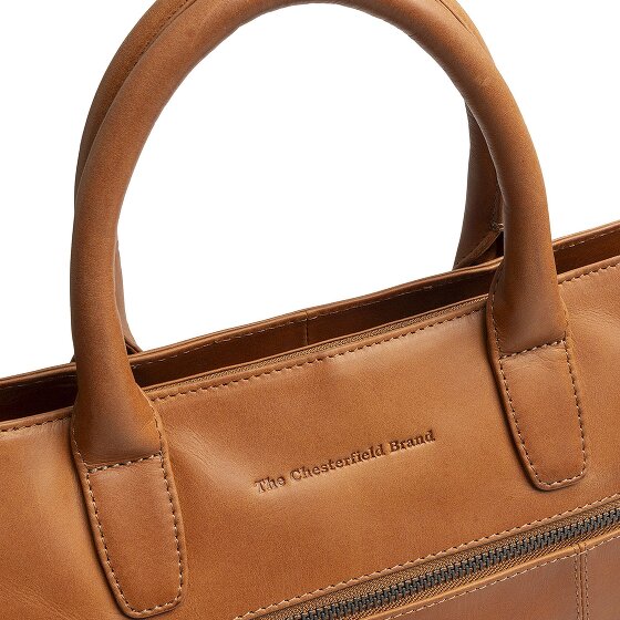 The Chesterfield Brand Westbrook Schoudertas Leder 34 cm Laptopvak