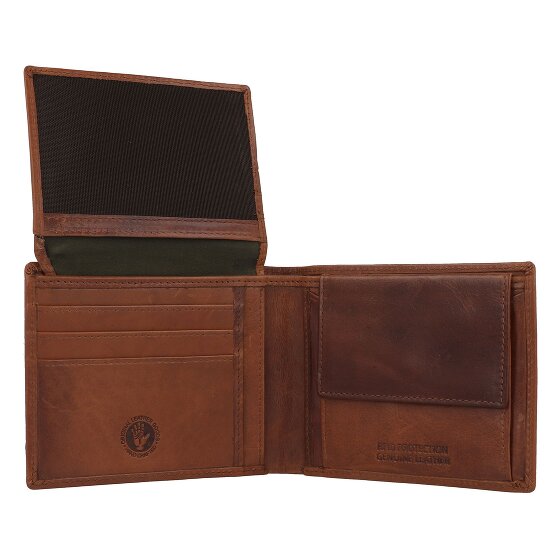 Greenburry Newport Portemonnee RFID-bescherming Leder 12 cm