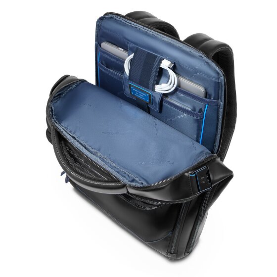 Piquadro Blue Square Dagrugzak Leer 42 cm Laptop compartiment