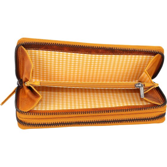 Mika Leren portemonnee 19 cm