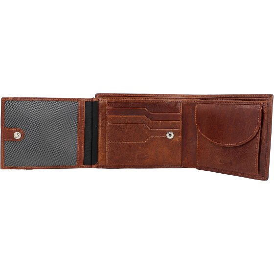 Mika Portemonnee RFID leer 12 cm