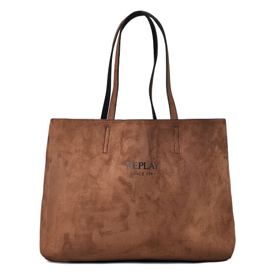 Replay Shopper Tas Leder 36 cm