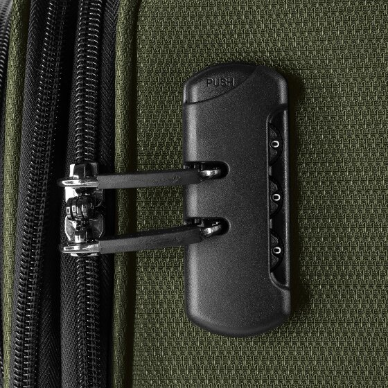 bugatti Valencia Soft 4 wielen Kofferset 3-delig met uitbreidingsplooi