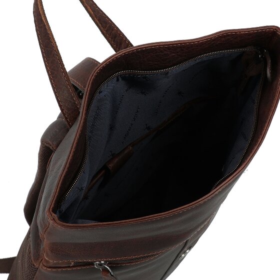 Jack Kinsky Porto Dagrugzak Leer 37 cm Laptop compartiment