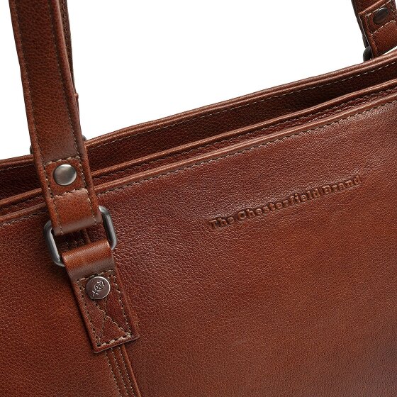The Chesterfield Brand Alverino Schoudertas Leder 38 cm Laptopvak