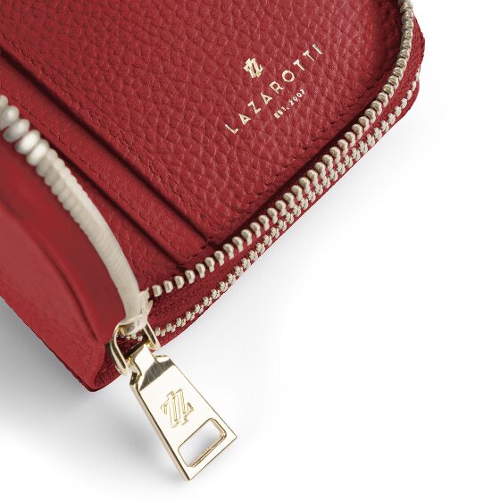 Lazarotti Bologna Leer XL Dubbele Zip-Around Portemonnee RFID Leer 20 cm