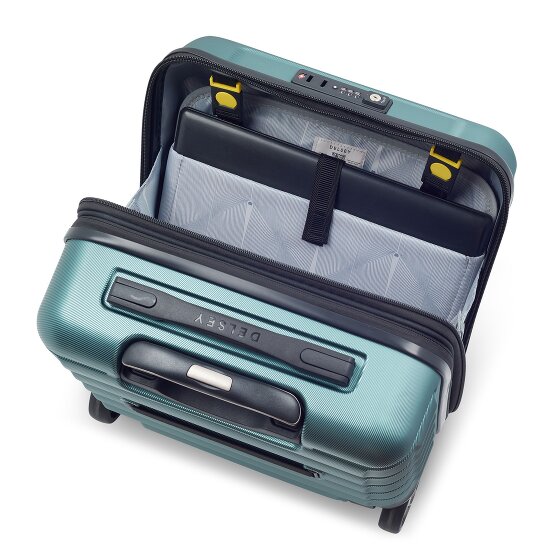 Delsey Paris Shadow 5.0 4-wiel business trolley 38 cm laptopvak met uitbreidingsplooi