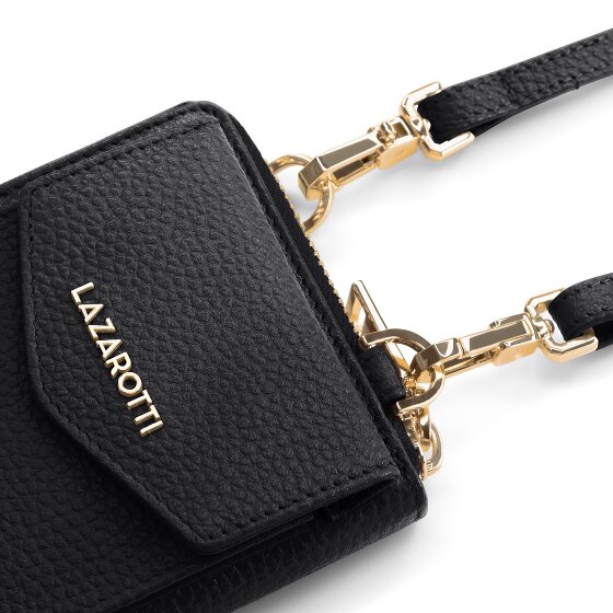 Lazarotti Bologna leren portemonnee met rits rondom en Smartphonehoesje, leer, 19 cm