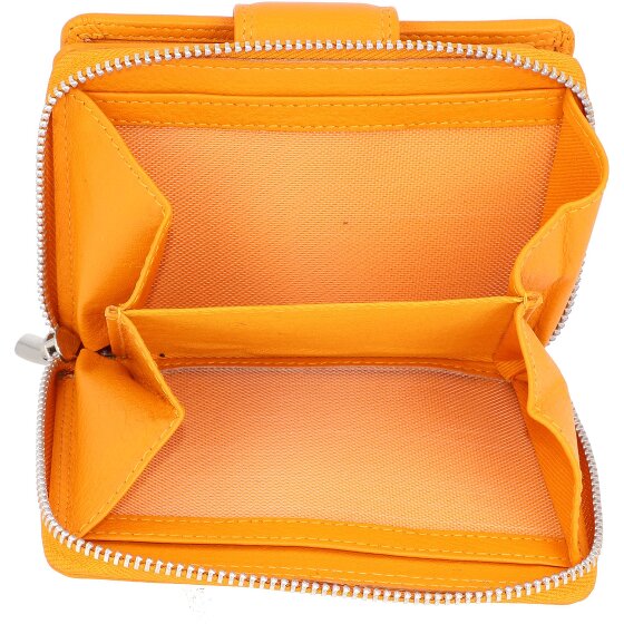 Greenburry Sponsachtig portefeuille leer 9,5 cm