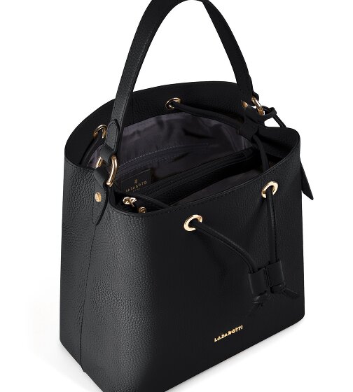 Lazarotti Bologna leeren crossbody-buideltas, leer, 25 cm
