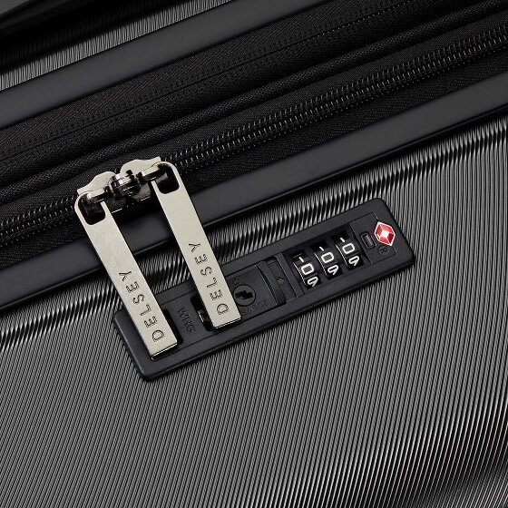 Delsey Paris Meteor-kofferset met 4 wielen, maten S en L, met uitbreidingsplooi