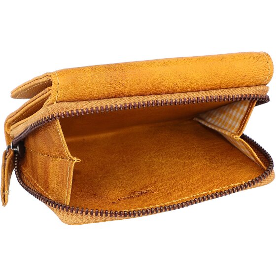 Mika Leren portemonnee 11 cm