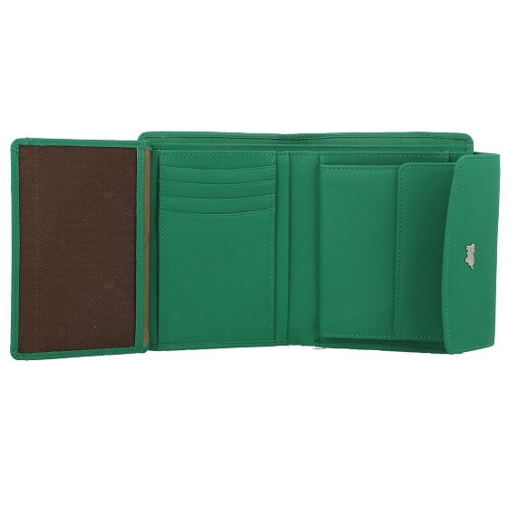 Braun Büffel Joy Portemonnee RFID-bescherming Leer 12 cm