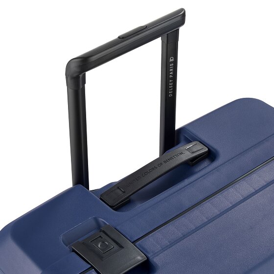 Delsey Paris x United Colors of Benetton Colour Block harde 4-wiel trolley 67 cm