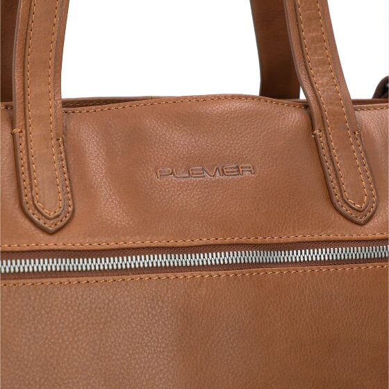 Plevier Power Shopper Tas Leer 43.5 cm Laptop compartiment