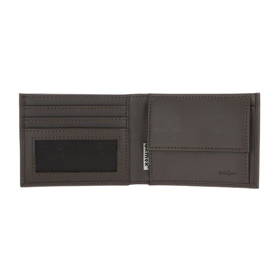 oxmox Leather Portemonnee RFID-bescherming Leder 11 cm