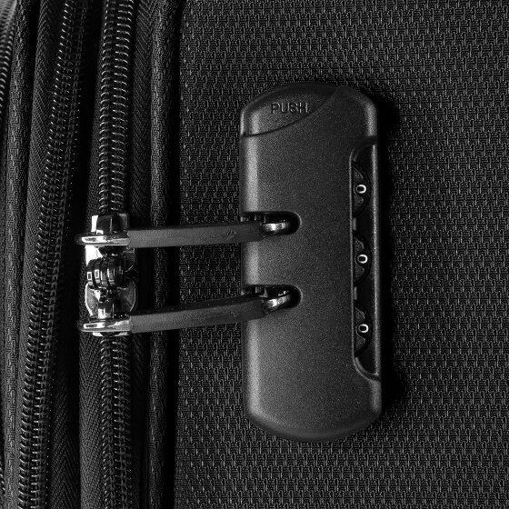 bugatti Valencia Soft 4 wielen Kofferset 3-delig met uitbreidingsplooi