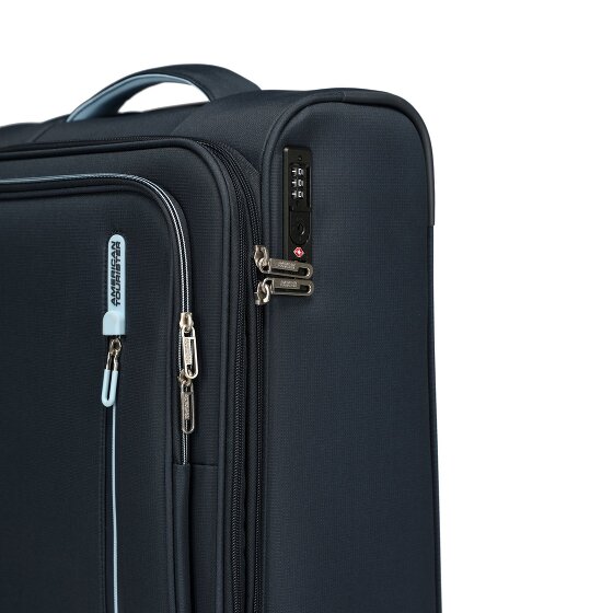 American Tourister Cloudrider 4 wielen Cabinewagen S 55 cm met uitbreidingsplooi