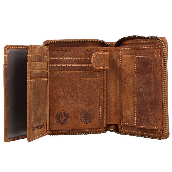 Greenburry Vintage Portemonnee Leder 12.5 cm