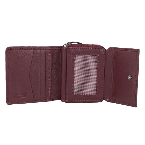 Greenburry Sponsachtig portefeuille leer 10,5 cm