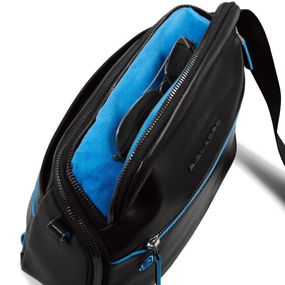 Piquadro Blue Square Schoudertas Leer 27 cm