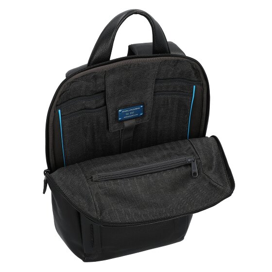 Piquadro P15S Dagrugzak Leer 40 cm Laptop compartiment