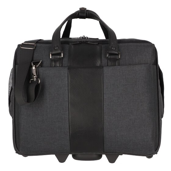 Dermata 2 wielen Bedrijfswagen 46 cm Laptop compartiment