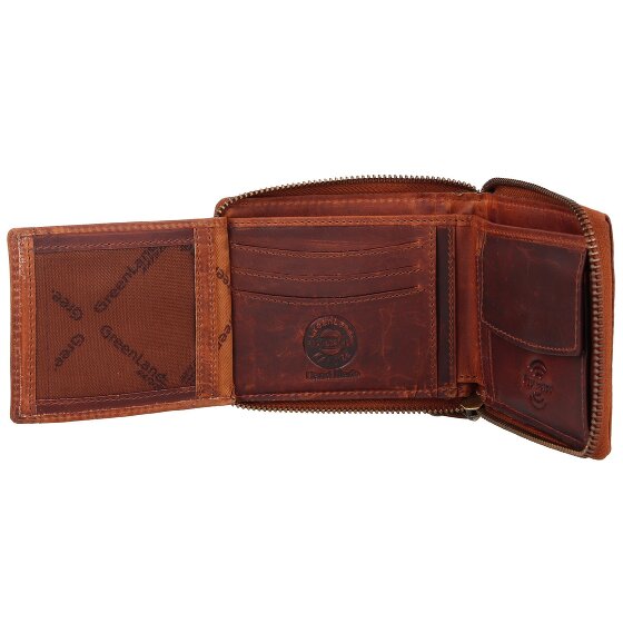 Greenland Nature Soft & Safe Portemonnee RFID Leer 12 cm