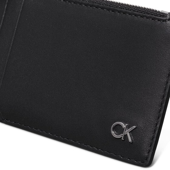 Calvin Klein Metal CK Kredietkaart etui Leer 12.5 cm