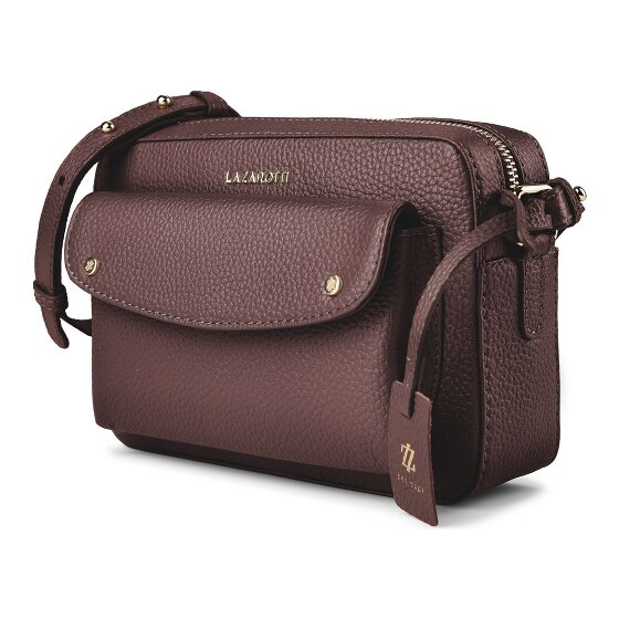 Lazarotti Bologna Leather Crossbody tas Leder 21 cm