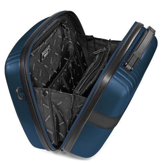 Redolz Essentials 14 kofferset 2 stuks cabine trolley met stretch vouw & beautycase