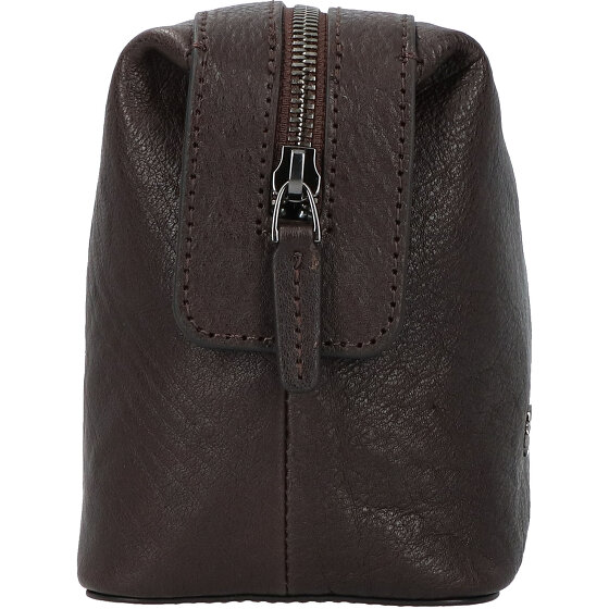 Piquadro Black Square Toilettas Leer 23 cm