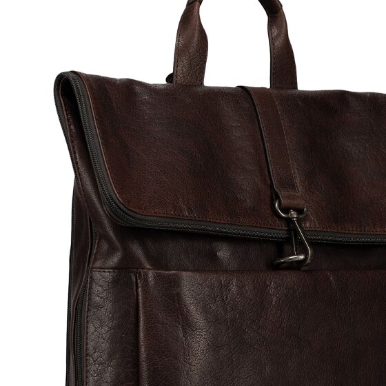 Jost Glasgow Dagrugzak RFID-bescherming Leder 42 cm Laptopvak