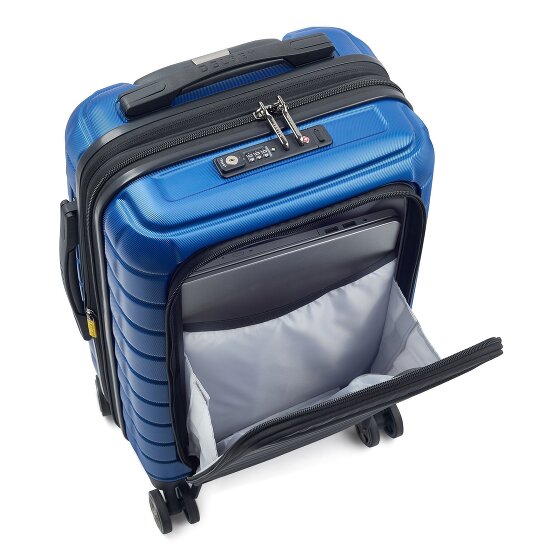 Delsey Paris Shadow 5.0 4-wiel cabine trolley 55 cm laptopvak met uitbreidingsplooi