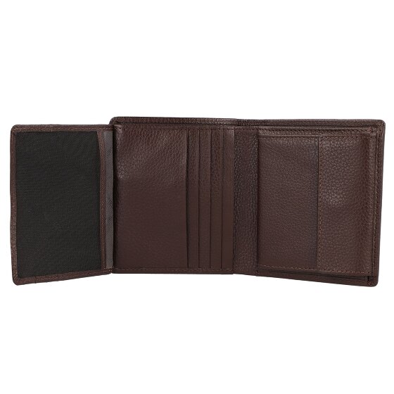 Braun Büffel Prato Portemonnee RFID-bescherming Leer 9 cm