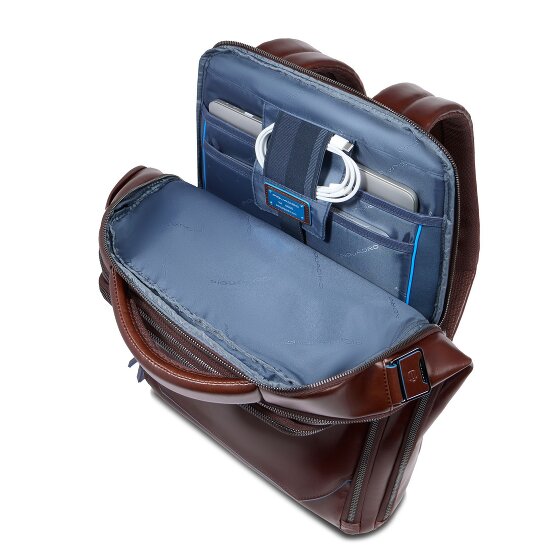 Piquadro Blue Square Dagrugzak Leer 42 cm Laptop compartiment